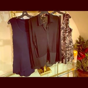 (3) great tops $15 for all three all size large